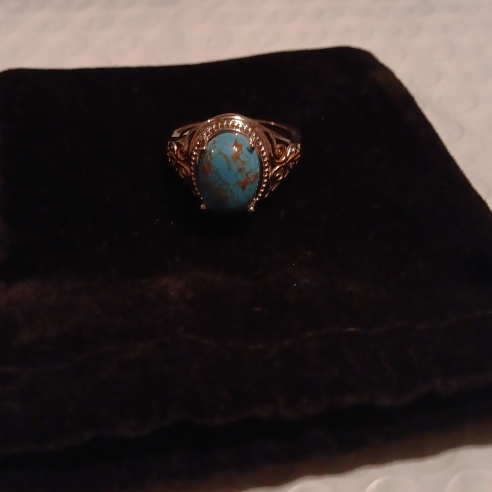 Turquoise ring size 10